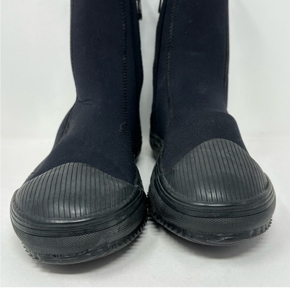 Scuba Max Titanium Black Dive Boot Reef Track 6.0MM Sz 7 Side Zip M7 - Picture 2 of 6